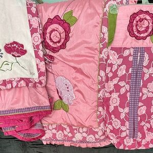 Cocalo ,Orchid Grace 3D crib set, 6 piece set